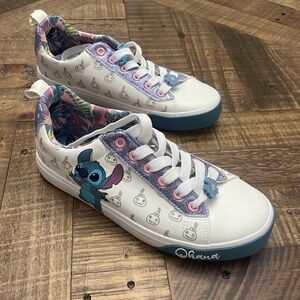 Disney Stitch Kids Sneakers - White and Blue